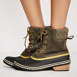 SOREL WOMEN'S SLIMPACK II LACE DUCK BOOT